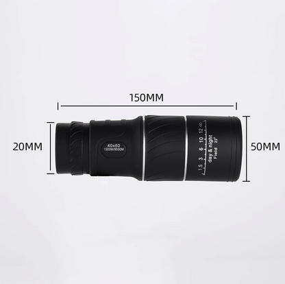 40X60 Monocular Binoculars With Night Vision BAK4 Prism High Power