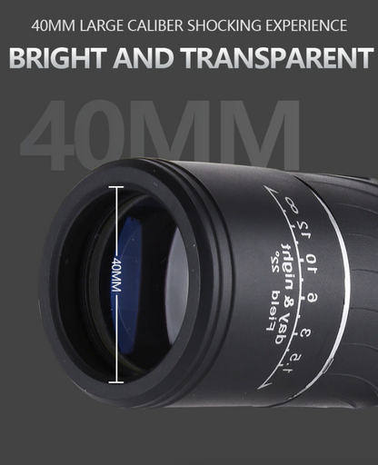 40X60 Monocular Binoculars With Night Vision BAK4 Prism High Power