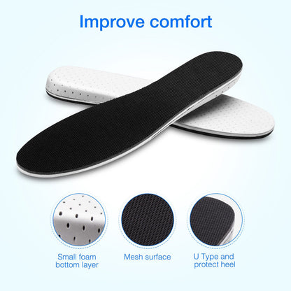 Men Women Invisible Height Increase Insoles Heel Lift Taller Shoe