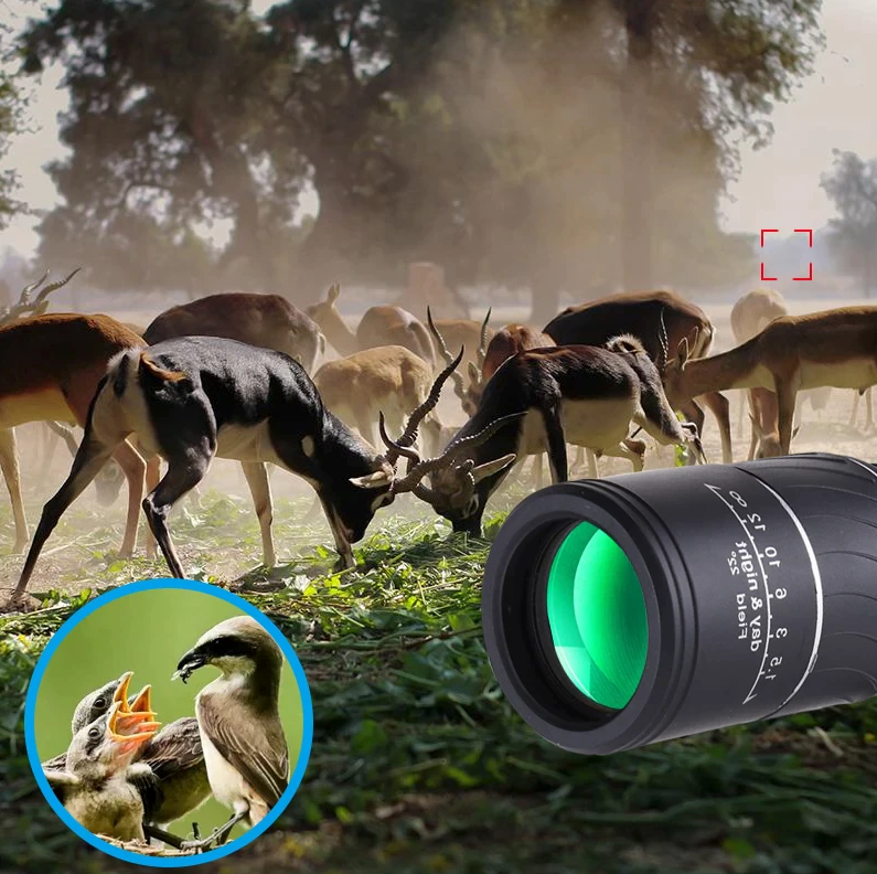 40X60 Monocular Binoculars With Night Vision BAK4 Prism High Power