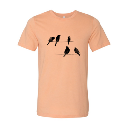 DT0250 Birds On Wire Shirt