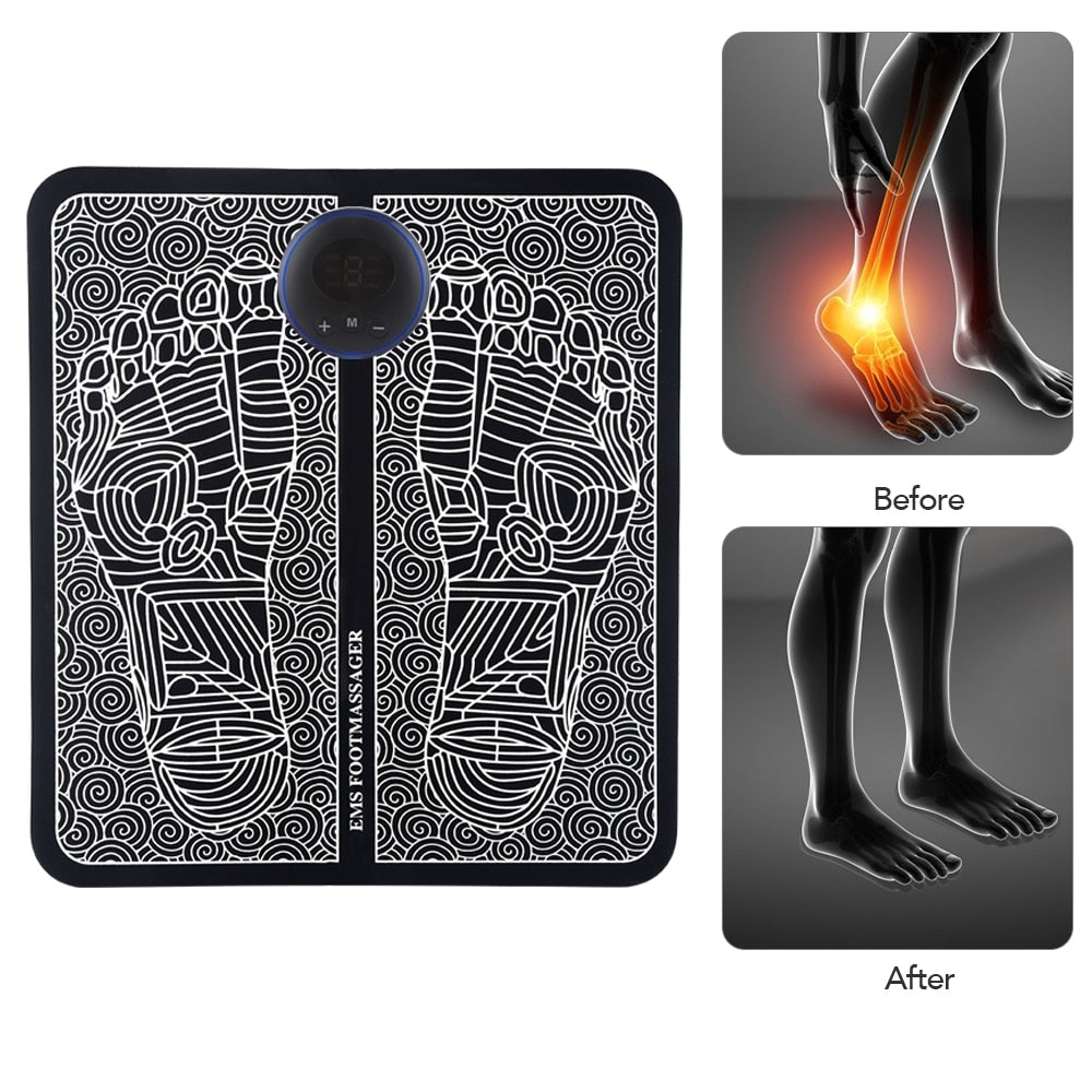 EMS Foot Massage Mat Physiotherapy Foot Massage Relax Body Relieve