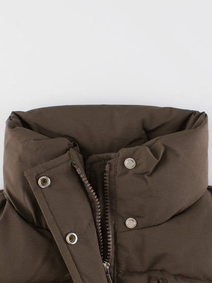 Style Kids Unisex Outerwear: Sleeveless Single Breasted Coat for