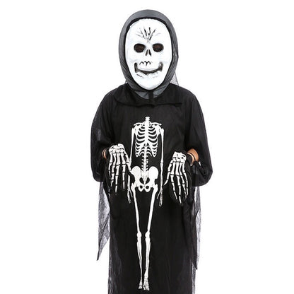 Halloween Skeleton Ghost Clothes & Gloves & Masks Sets