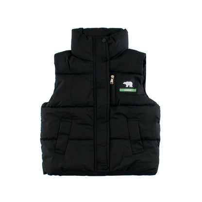 Style Kids Unisex Outerwear: Sleeveless Single Breasted Coat for
